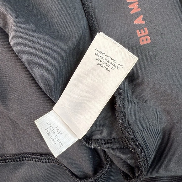 RHONE Essentials Training Crewneck Black Shirt Long Sleeves Men's L - Picture 8 of 12